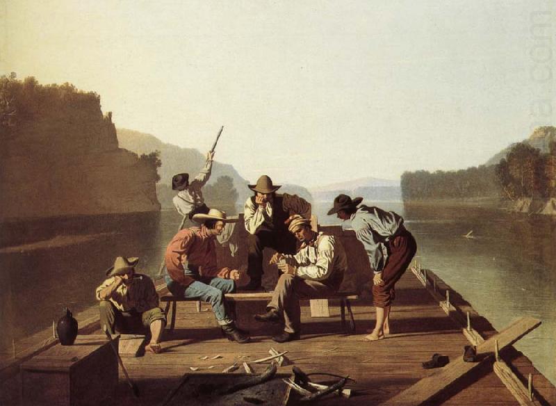 George Caleb Bingham Boater playing the Card china oil painting image